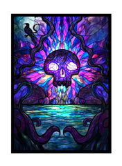 Katomula swamp art sleeve front view for standard MTG cards with clear protection