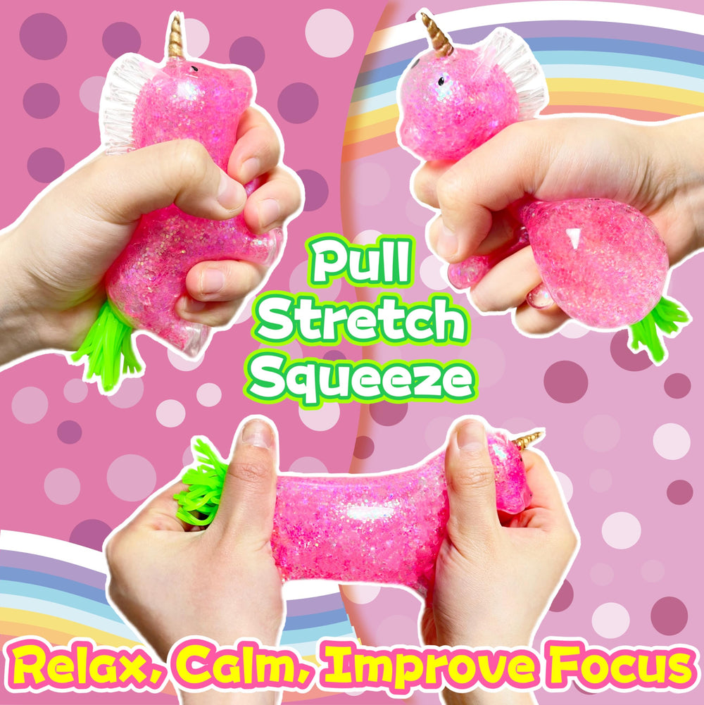 Kawaite durable TPR unicorn ball for quick squeezes and long-lasting use.