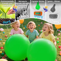 KAWKALSH 18-inch balloons elevate spring decor with soft, refreshing hue.