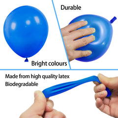 KAWKALSH balloons with included ribbon set for quick setup.