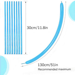KAWKALSH natural latex 260q balloons offer extra thickness and flexibility.