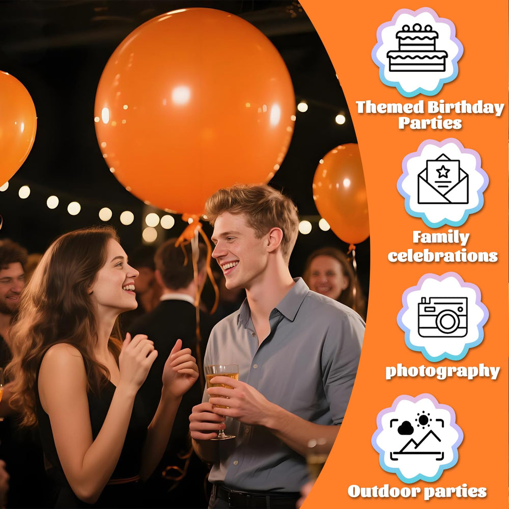 KAWKALSH heavy-duty balloons provide sturdy party displays.