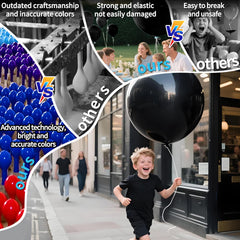 KAWKALSH 32-pack balloons to build a dramatic arch, garland, or centerpiece.