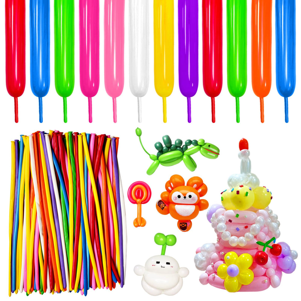 KAWKALSH 260-long balloons ready for arches with durable latex.