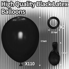 KAWKALSH black balloons suited for weddings, events, and elegant decor.