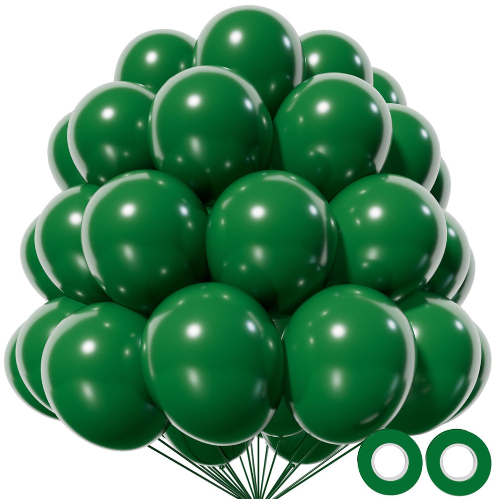 KAWKALSH 12in dark green balloon arch decoration for elegant events.