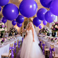 KAWKALSH DIY garland purple giant balloon for centerpiece ideas