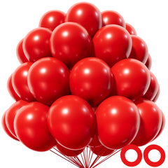Kawkalsh red balloon 110pcs packaging kit for quick party setup