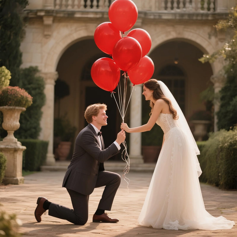 Kawkalsh versatile red balloons for photos, garlands, and occasions