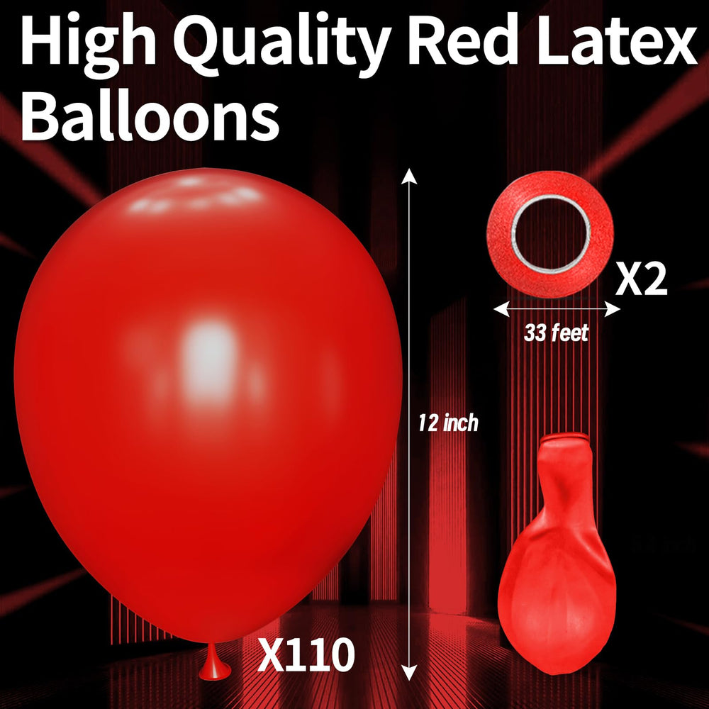 Kawkalsh red balloons wedding party decor for festive celebrations
