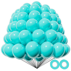 KAWKALSH teal blue 5-inch balloons for arch garlands and festive decor