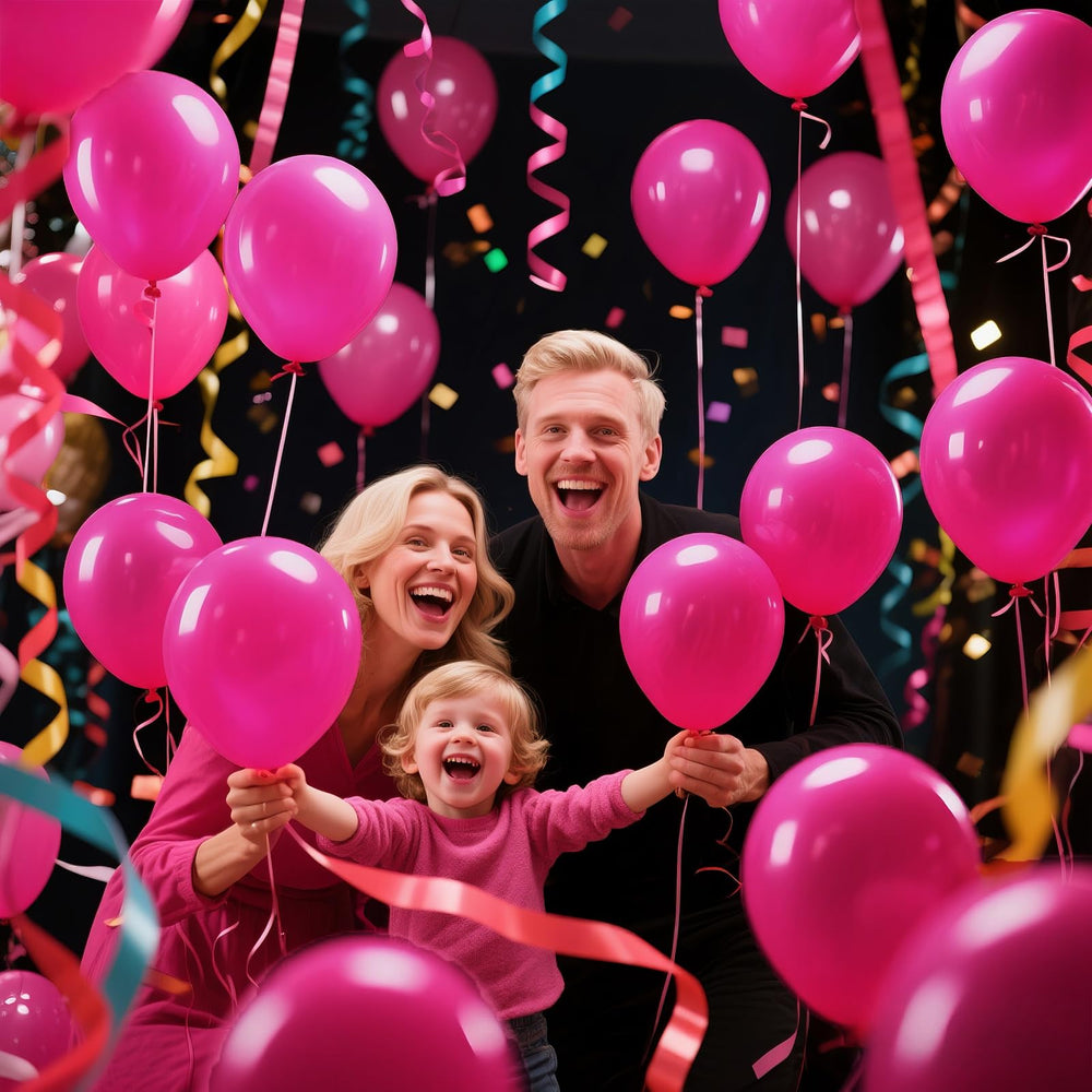 KAWKALSH wedding decor pink balloons bring romance and festive color