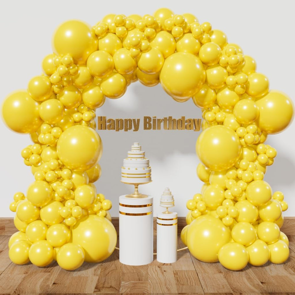 KAWKALSH yellow 18-inch balloon for arch centerpiece and bold color