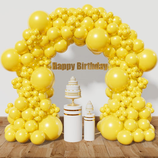 KAWKALSH yellow 18-inch balloon for arch centerpiece and bold color