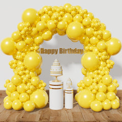 KAWKALSH yellow 18-inch balloon for arch centerpiece and bold color