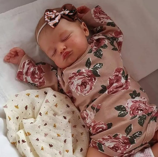 Kaydora Reborn 20-inch doll with hand-painted hair for lifelike realism