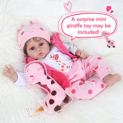 Kaydora Reborn doll set with accessories and gift box for display