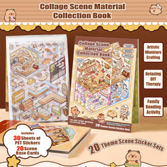 KAYIN 3D Sticker Scene cozy restaurant – playful scene for relaxing breaks