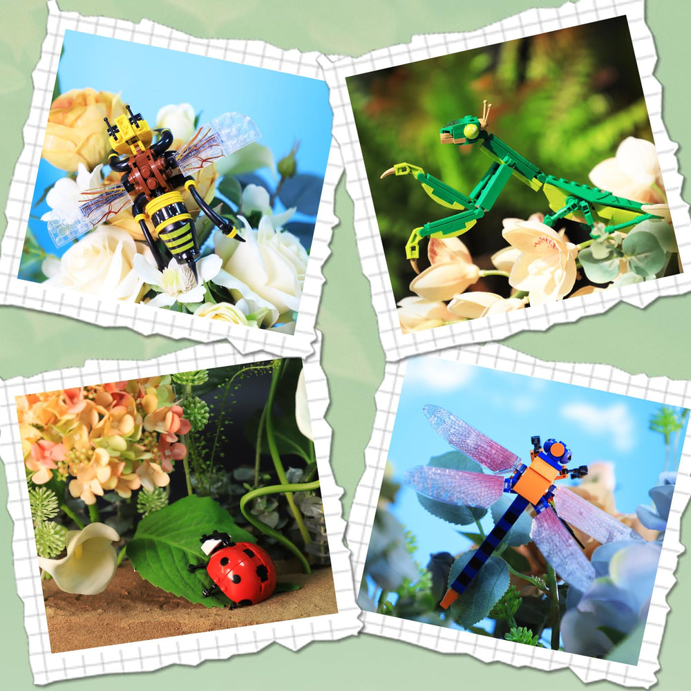 KAZI bee building model for colorful, engaging play.