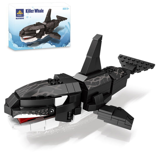 KAZI Orca building blocks kit for creative play and STEM learning.