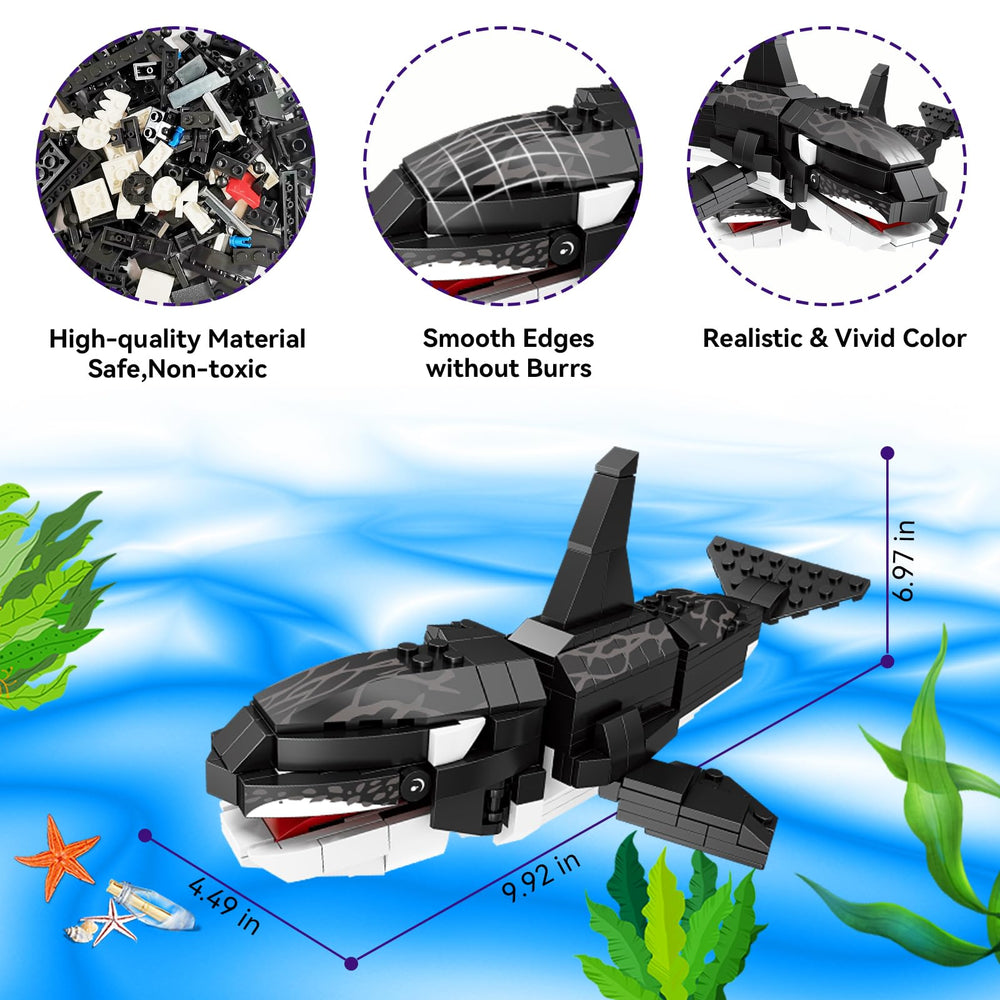 KAZI sea creatures safe and durable material for worry-free construction.