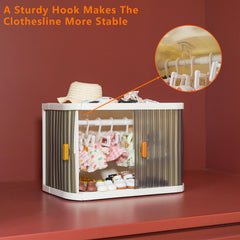 KBBYT stackable system allows growth as doll clothing collection expands.