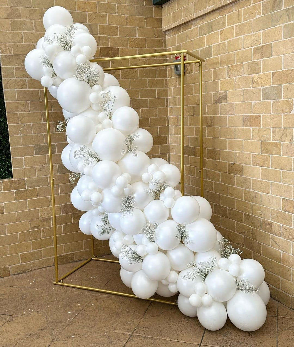 KBZVNAF latex eco-friendly white 12inch balloons for safe home use