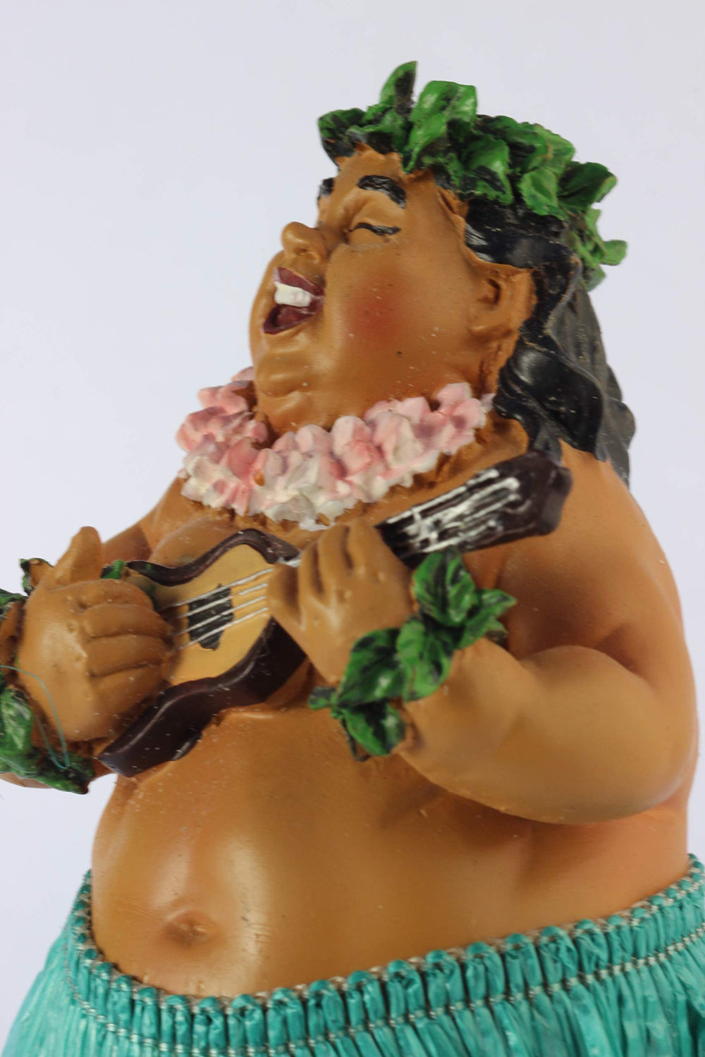 KC Hawaii local boy hula doll with sticky base for secure placement