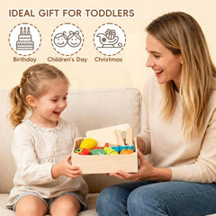 KDSFT includes cutting board and peeler for rich role-play scenes.