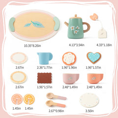 KDSFT Tea Party Spoons - kids-sized utensils for graceful serving.