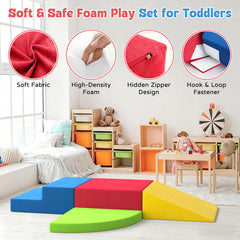 Colorful KEALIANA foam blocks encouraging stacking and balance in toddlers