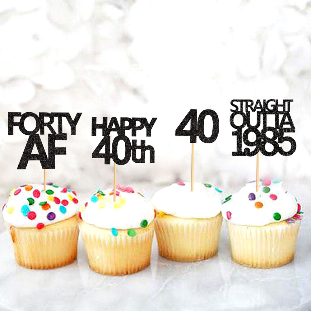 Keaziu dessert table decor cupcake toppers elevate birthday celebrations with stylish accents.