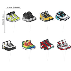 Keaziu sneaker cupcake topper design F ideal for cake and dessert decor.