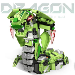 kececo mechanical snake set during assembly highlights interlocking bricks for hands-on learning