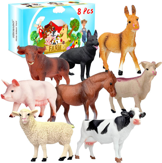 KECIABO horse figurine for imaginative play and lifelike farm scenes.