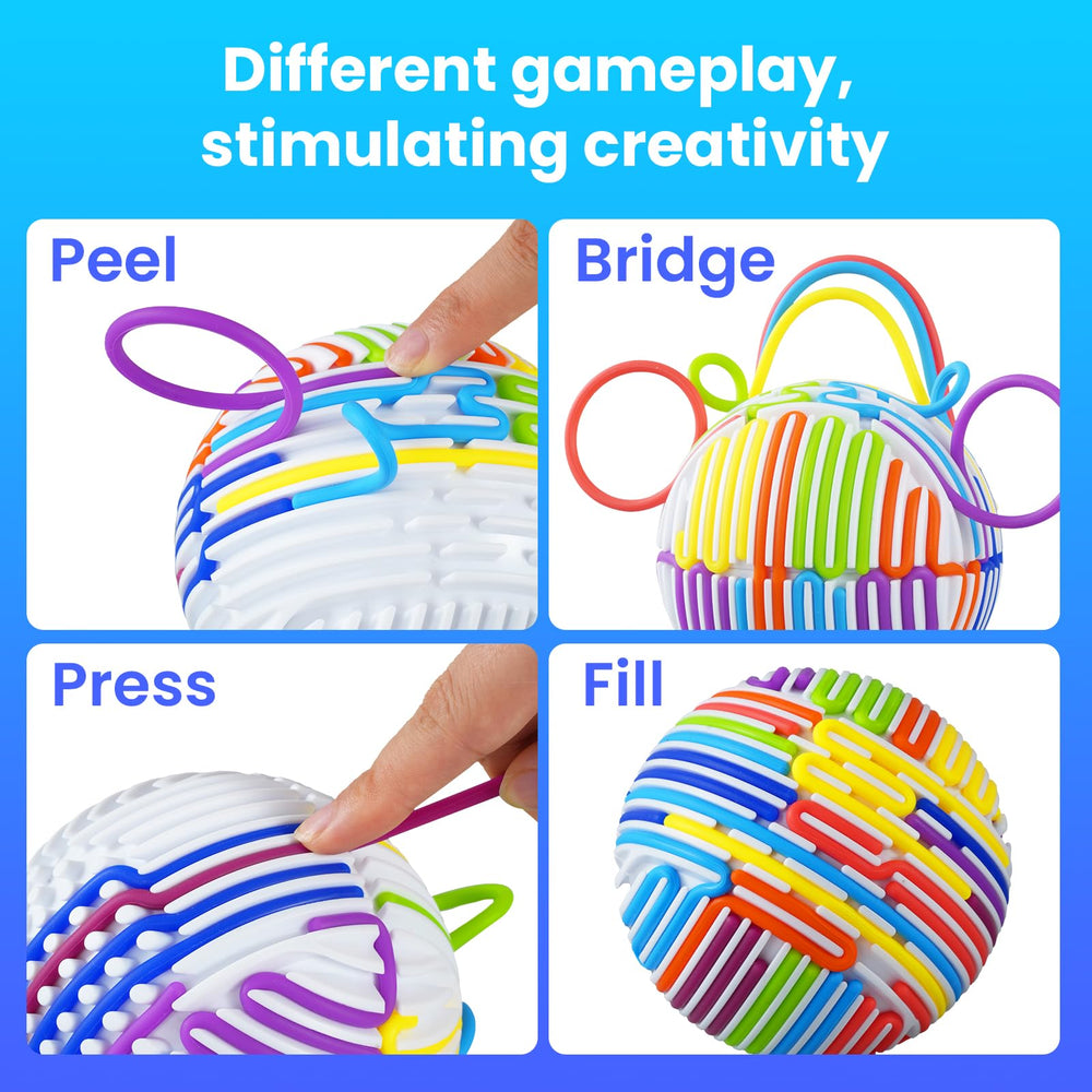 Keculf 3D pattern creation in action encourages imagination and fine motor skills