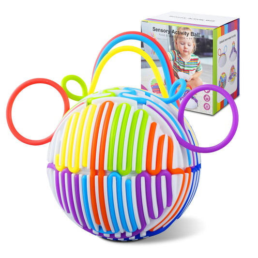 Keculf 3D sensory ball with 25 strings enhances focus and creative play
