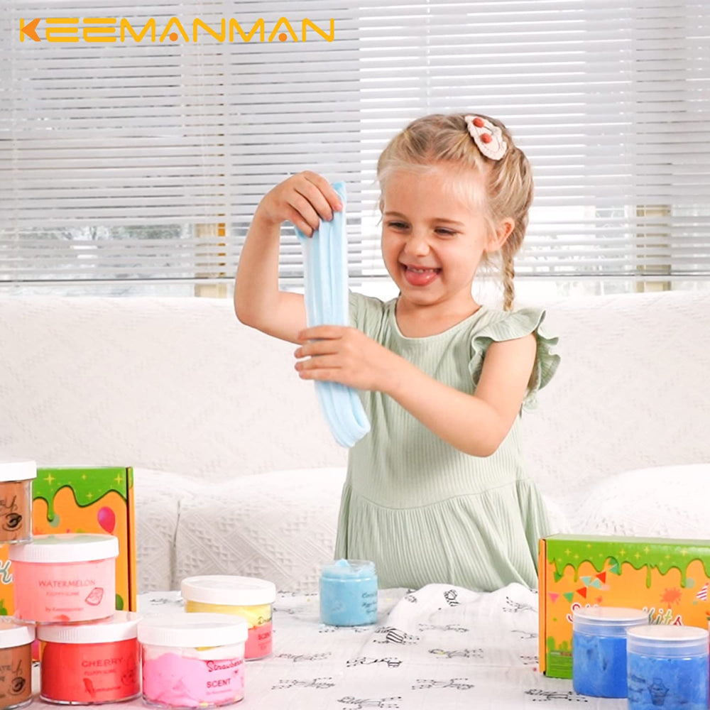 Keemanman slime charms mint green add refreshing, creative slime crafts