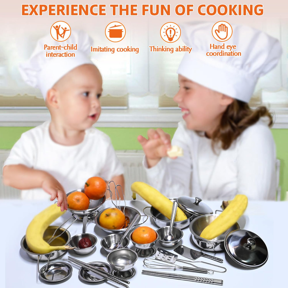 KEJIH mini-kitchen-utensils-set for small hands and easy storage.