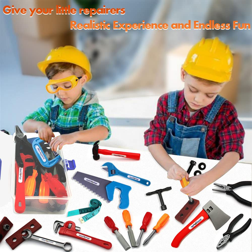 KEJIH portable tool box storage promotes organized play and easy cleanup