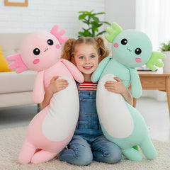 Kekeso axolotl plush ready for bedtime snuggles and naps