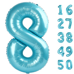Kelfuoya 40-inch number 8 balloon for impressive party photos.