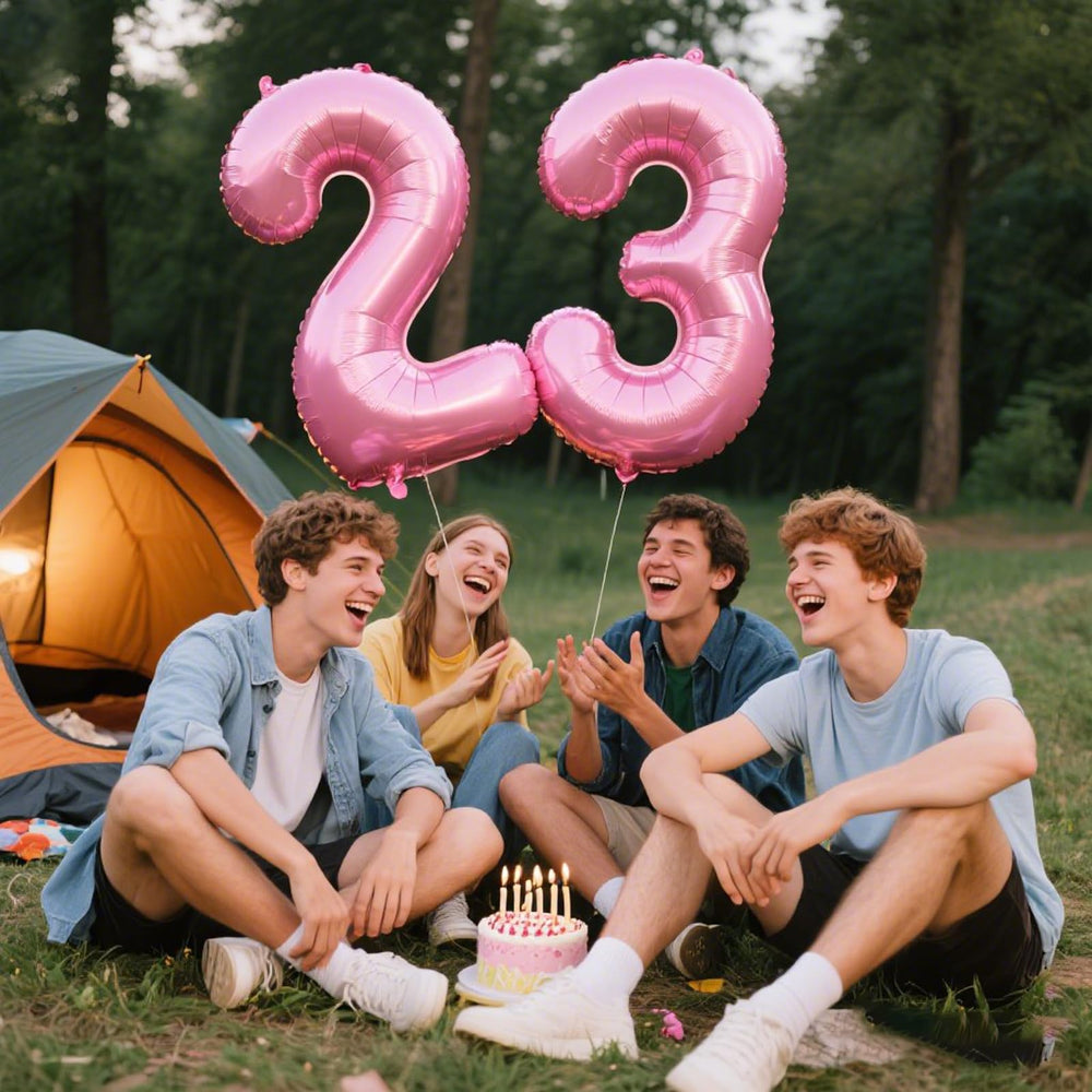 Kelfuoya 40 inch number balloon 23 anniversary decoration
