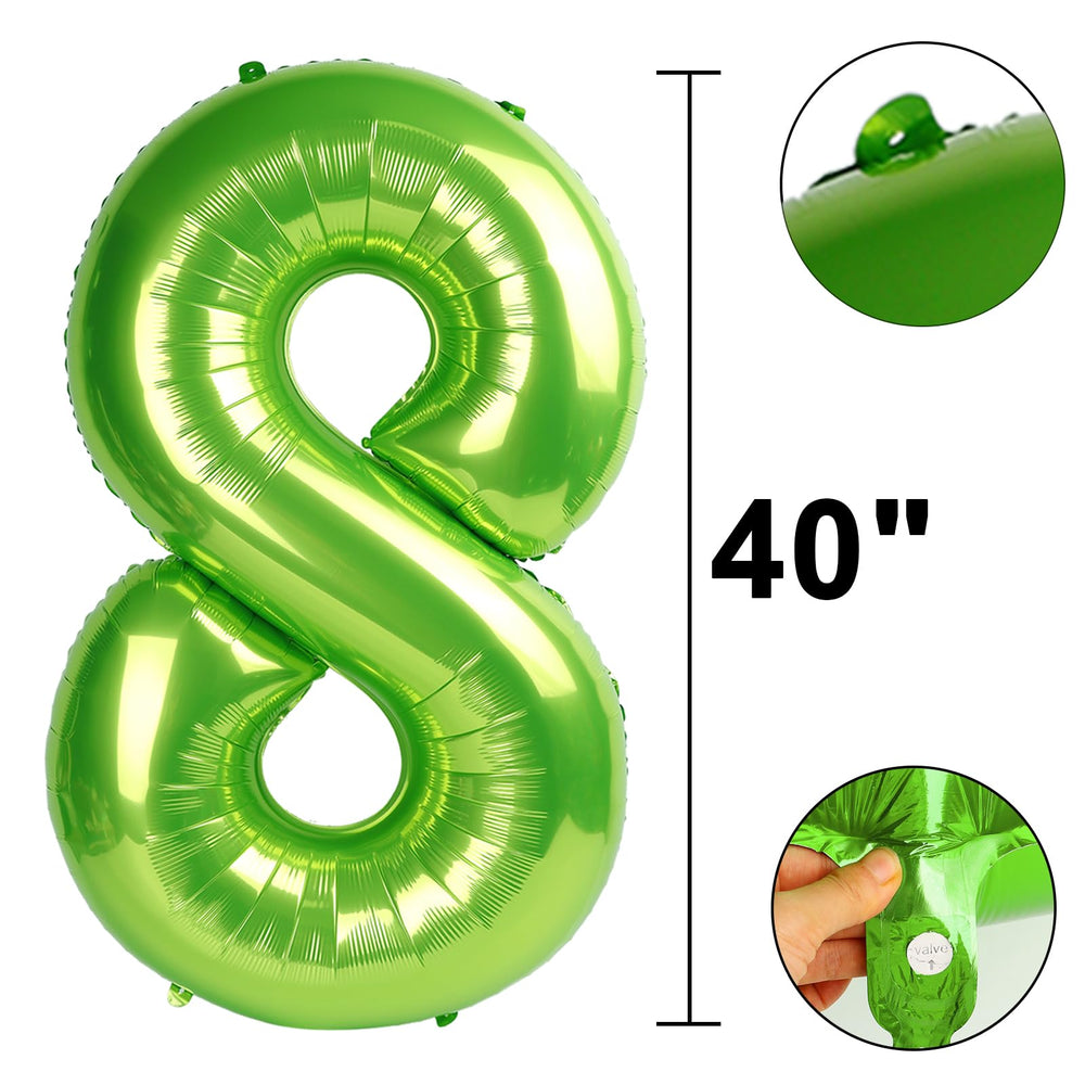 Kelfuoya 40-inch foil balloon with inflation straw for quick setup