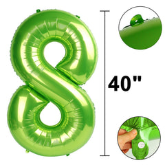 Kelfuoya 40-inch foil balloon with inflation straw for quick setup