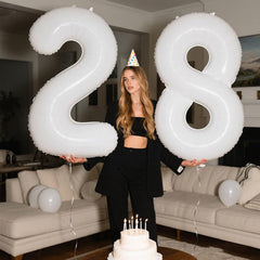 Kelfuoya number 8 balloon is versatile indoors or outdoors.
