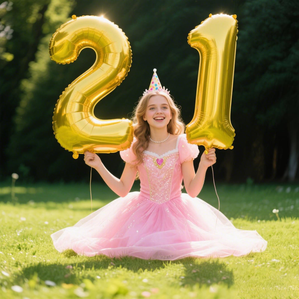 Kelfuoya 40in gold number 12 balloon on wall creates elegant party backdrop