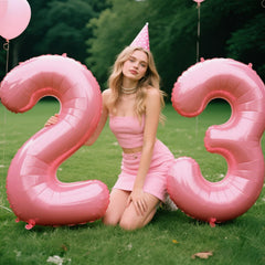 Kelfuoya 40 inch number 23 foil balloon ideal for photo moments