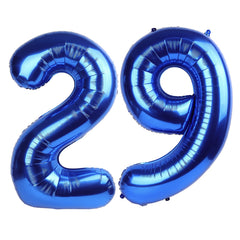 Kelfuoya 40-inch navy blue number 29 balloon for striking party decor at celebrations.