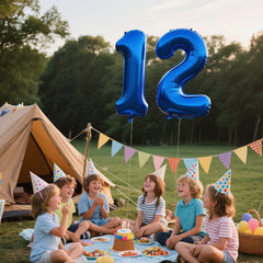 Kelfuoya pink 40-inch number balloon for vibrant celebrations.